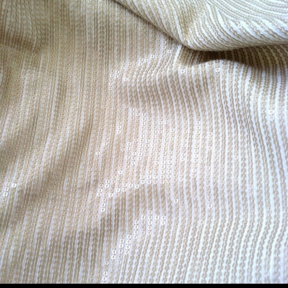 Express Ivory with Sequins Casual Tank Top - Picture 8 of 12